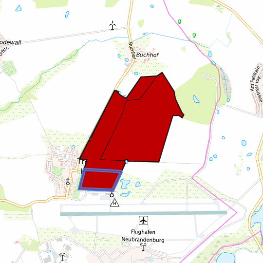 Detaildarstellung der gesuchten Gewerbefläche