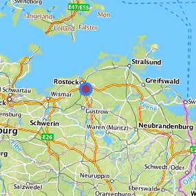 Location in Mecklenburg-Vorpommern