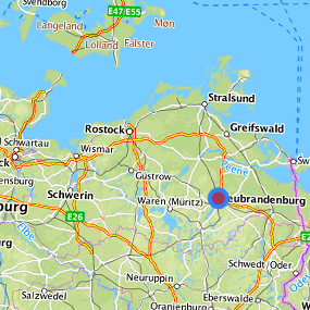 Lage in Mecklenburg-Vorpommern