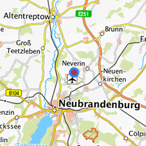 Lage in der gesuchten Region 