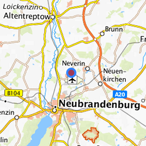 Lage in der gesuchten Region 